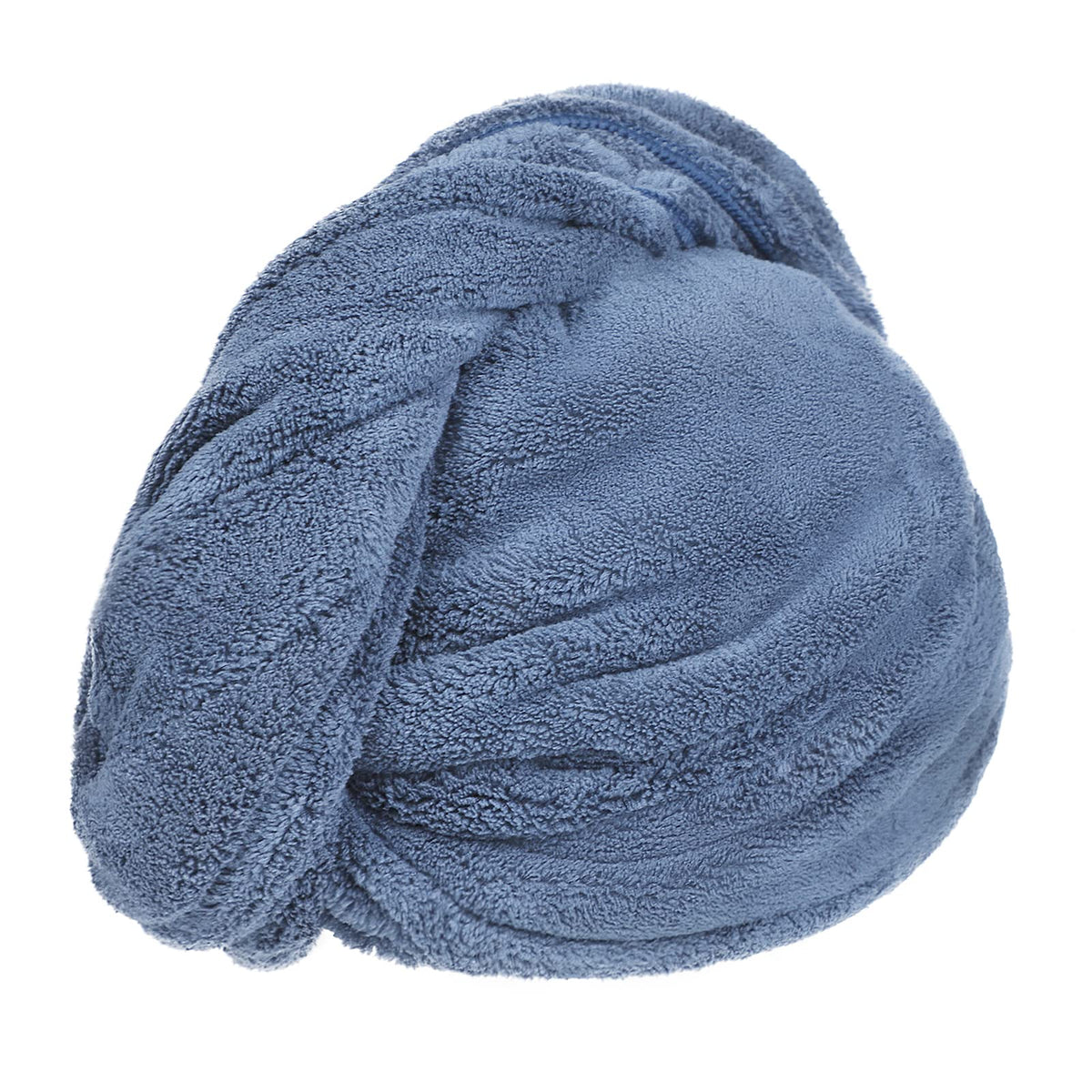 Qchomee Super Absorbent Hair Drying Towels Wrap Women Girls Microfiber Dry Hair Hat Towel Turban with Button Design Quick Drying Lady Bath Head Wrap