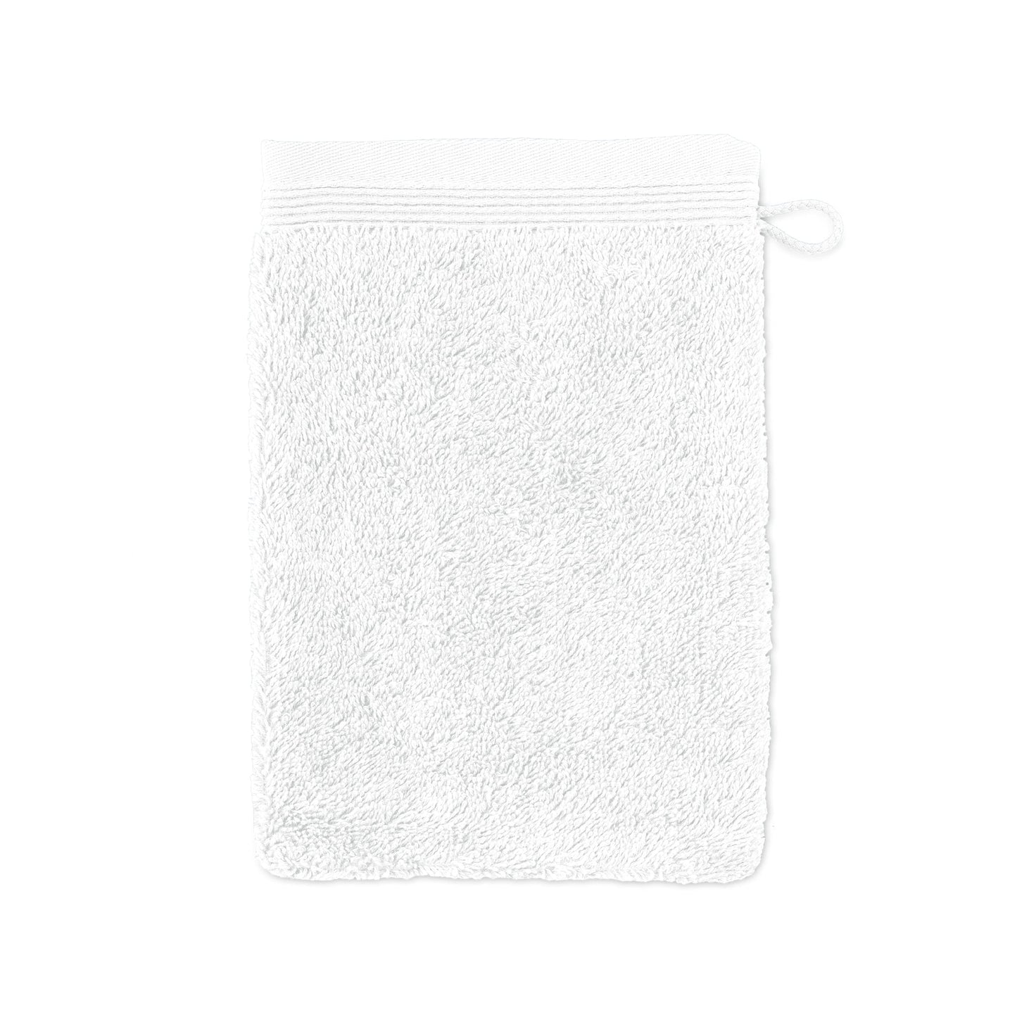 möve Superwuschel wash glove 15 x 20 cm made of 100% cotton, snow