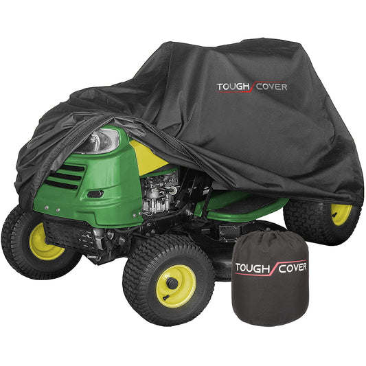 Tough Cover Premium Lawn Tractor Cover by Riding Lawn Mower Cover Made with 600D Marine Grade Fabric