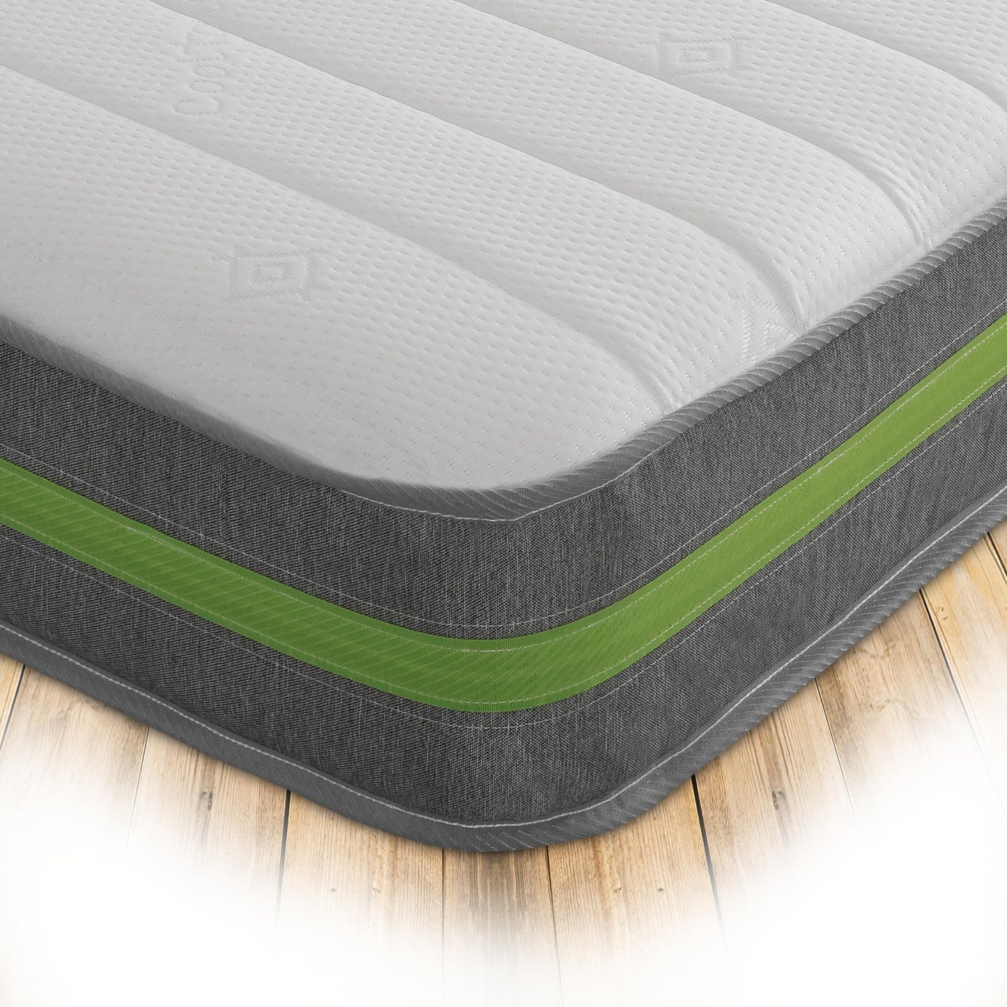Starlight Beds Horizon Harmony Grey Sprung Hybrid Small Single Mattress