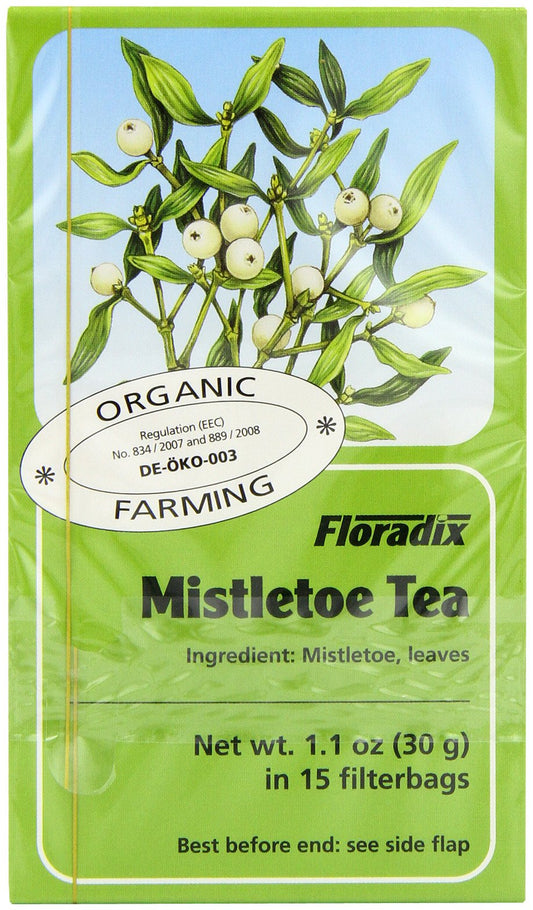 Salus Haus Organic Mistletoe Herbal 15 Teabags (Pack of 6, Total 90 Teabags)