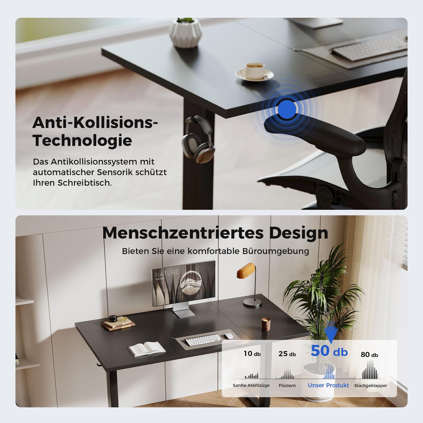 Agilestic Electric Standing Desk, 2 Memory Buttons, 120x60cm