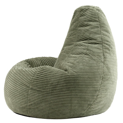 icon Dalton Cord Bean Bag with Filling Included, Green