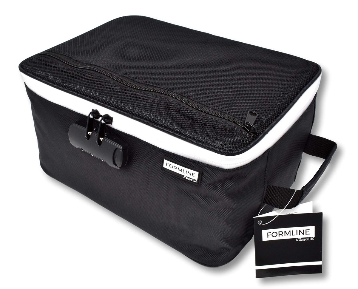 Formline Supply Extra Large Smell Proof Case with Combination Lock 12" x 9" x 6"