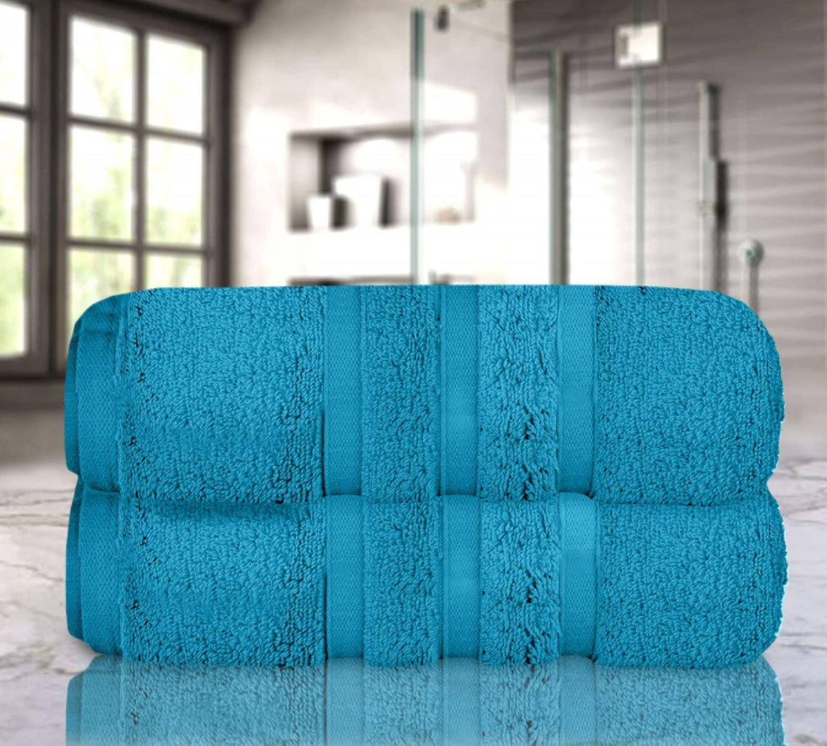 Uk Furniture 2 Pack Extra Large|95x200cm| Super Jumbo Bath Sheet Towels100% Egyptian Cotton 700GSM Super Soft Towel Set. Teal