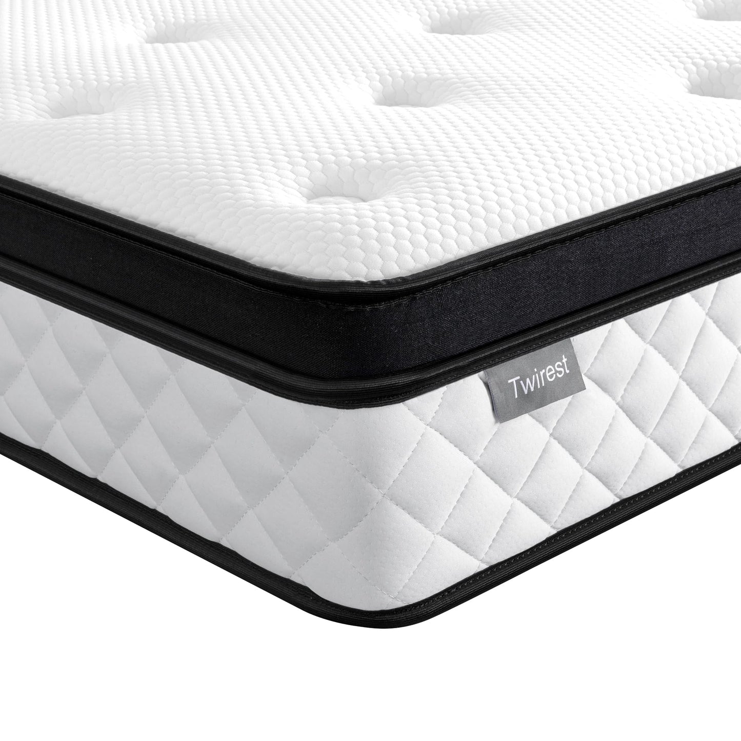 Twirest Double Mattress,Hybrid Mattress 135x190x22cm Pocket Sprung Mattress