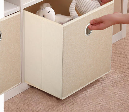 JAKAGO Cubes Storage Boxes 6 Pack, Foldable Storage Cube 30 x 30 x 30 cm