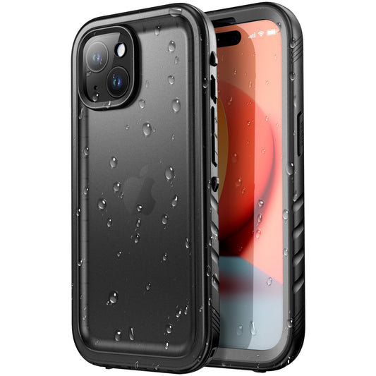 SPORTLINK for iPhone 15 Case Waterproof - Shockproof Heavy Duty Front and Back Cover [Built in Screen/Camera Protector] 360 Full Body Protective