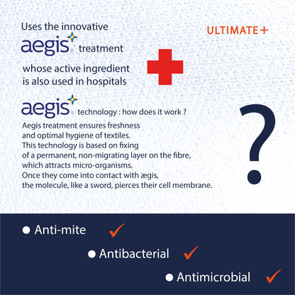 Twillie - Integral Mattress Cover 70x160x15 cm Waterproof - Anti bedbug - Oeko-TEX® Mattress Cover AEGIS® treatment Anti-Dust Mite, Anti-Bacterial