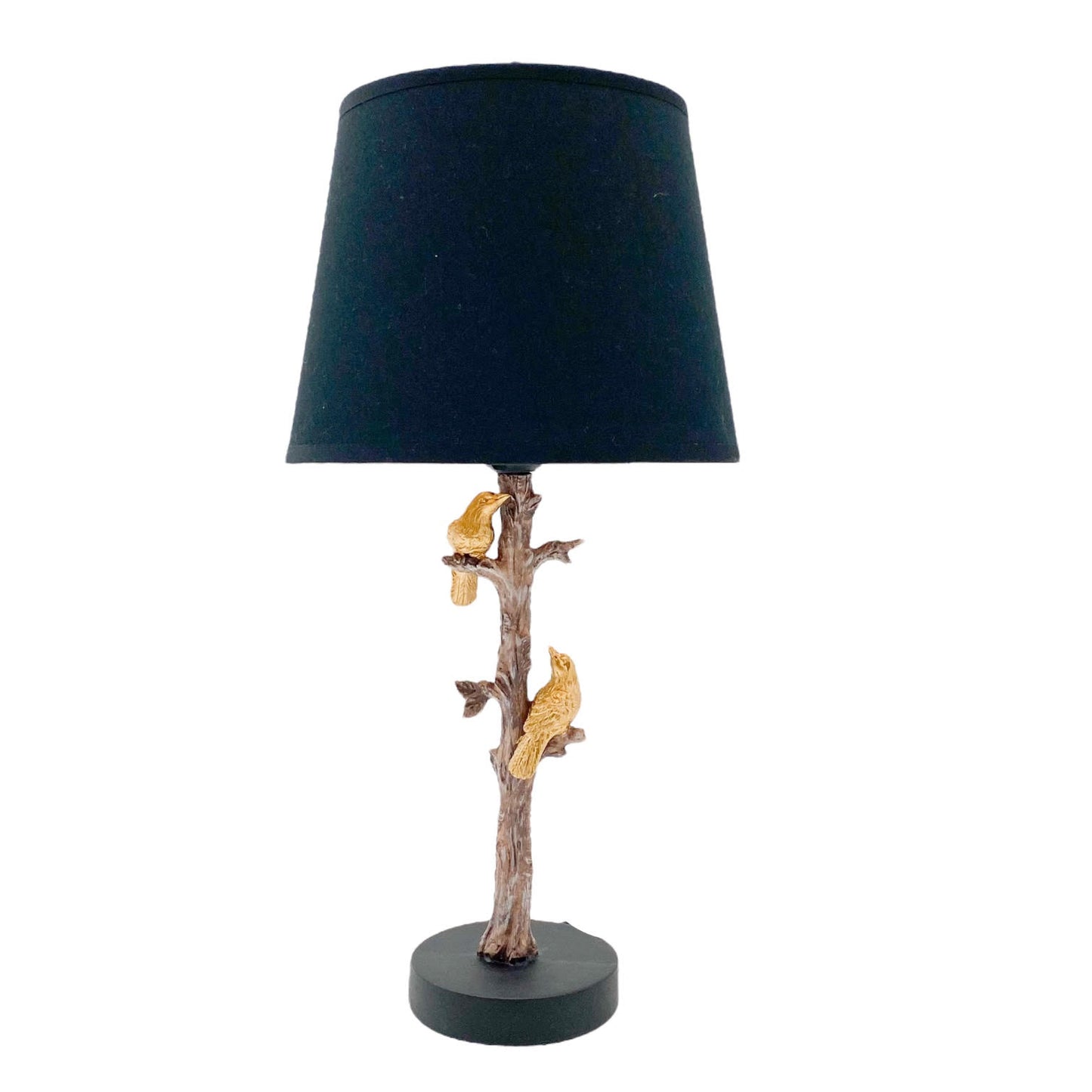 AcaciaHome Parrot Table Lamp with Drum Shade – Stylish Modern Animal-Inspired Resin Base, Decorative Lighting with Cozy Ambient Glow for Bedroom, Hallway, Living Room, or Home Décor (Table Lamp 44cm)