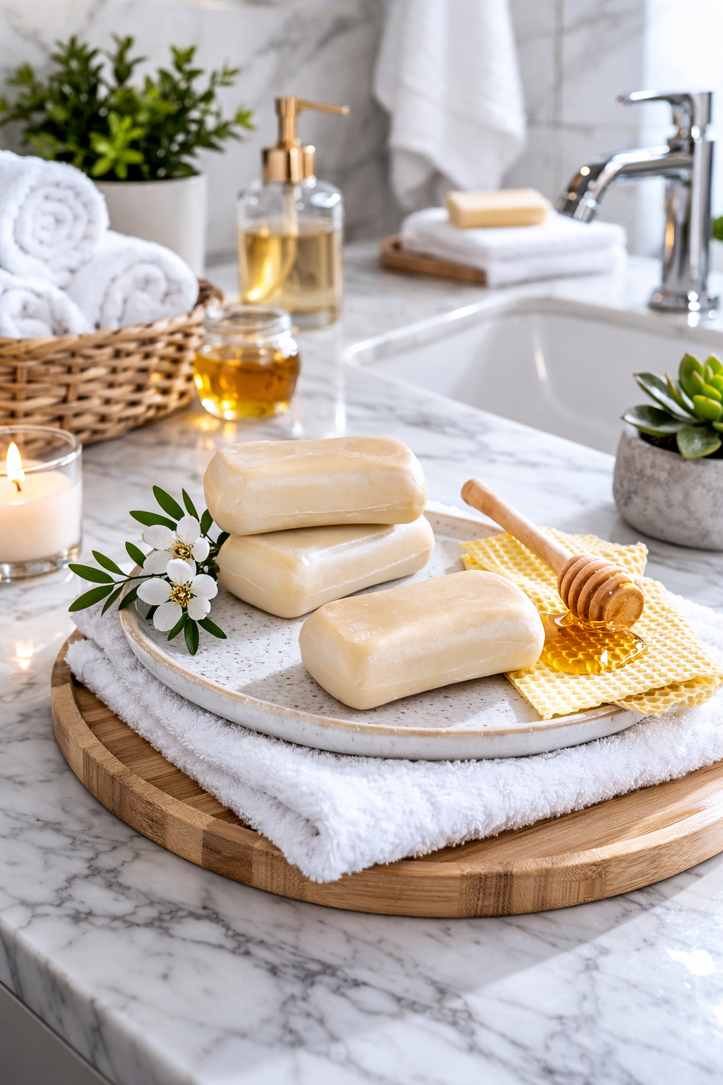 Goat Milk & Manuka Honey Soap  Set of 3