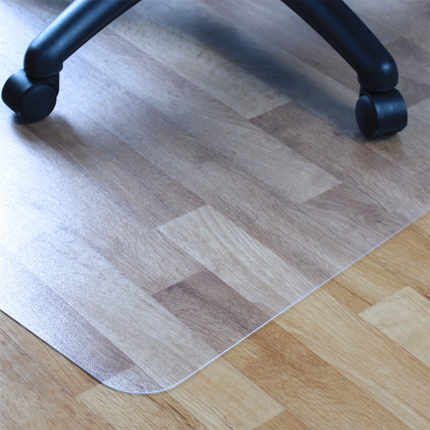 Advantagemat® Vinyl Rectangular Chair Mat for Hard Floor - 116 x 150cm