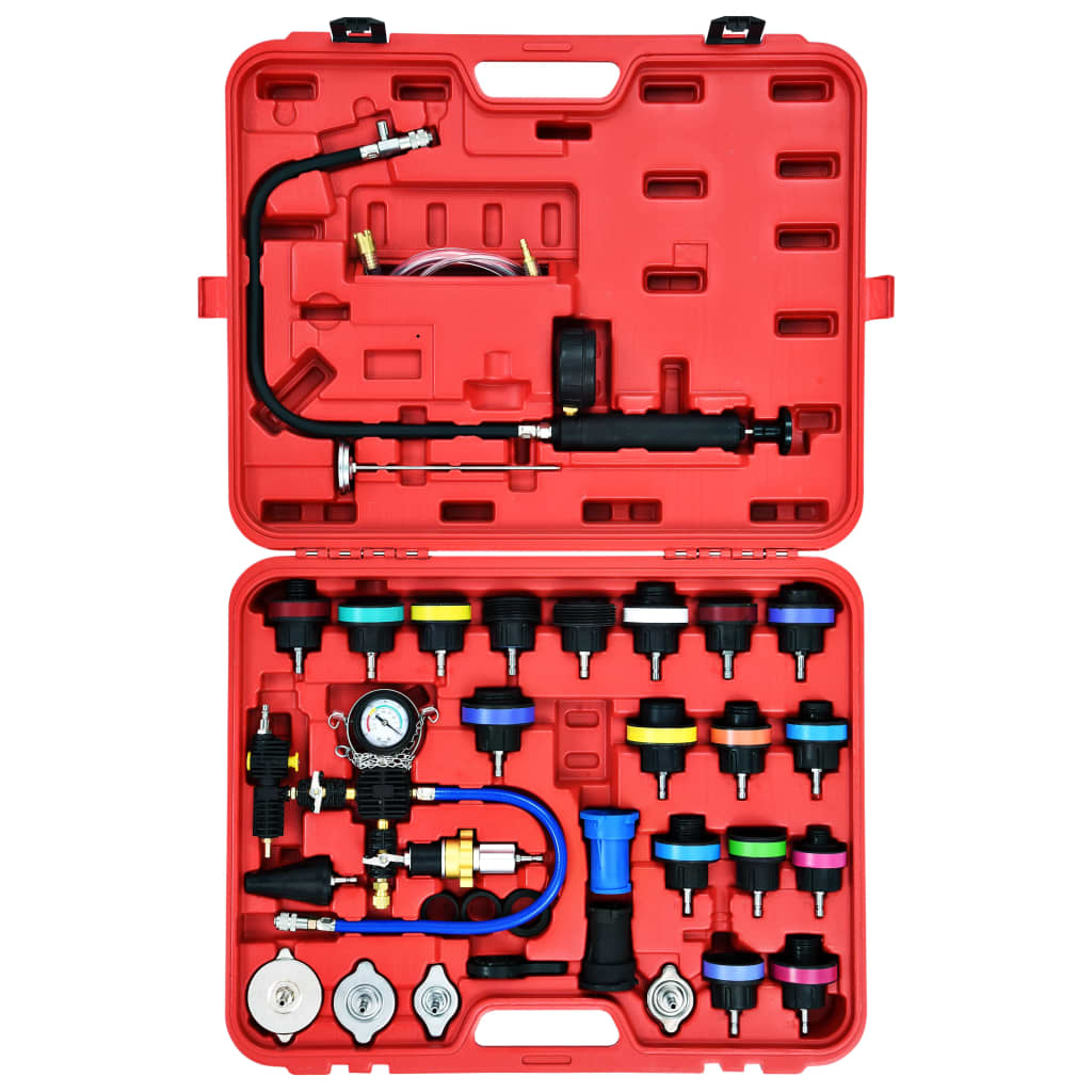 vidaXL 28 Piece Cooling System & Radiator Cap Pressure Tester