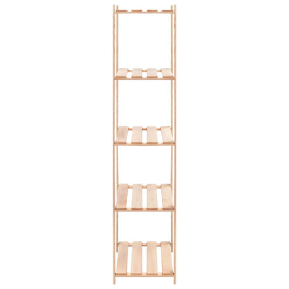 vidaXL 5-Tier Storage Racks 2 pcs 80x38x170 cm Solid Pinewood 250 kg