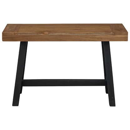 vidaXL Bench 80 cm Solid Wood Teak