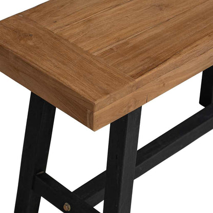 vidaXL Bench 80 cm Solid Wood Teak