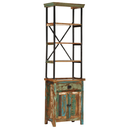 vidaXL Highboard 55x30x180 cm Solid Wood Reclaimed