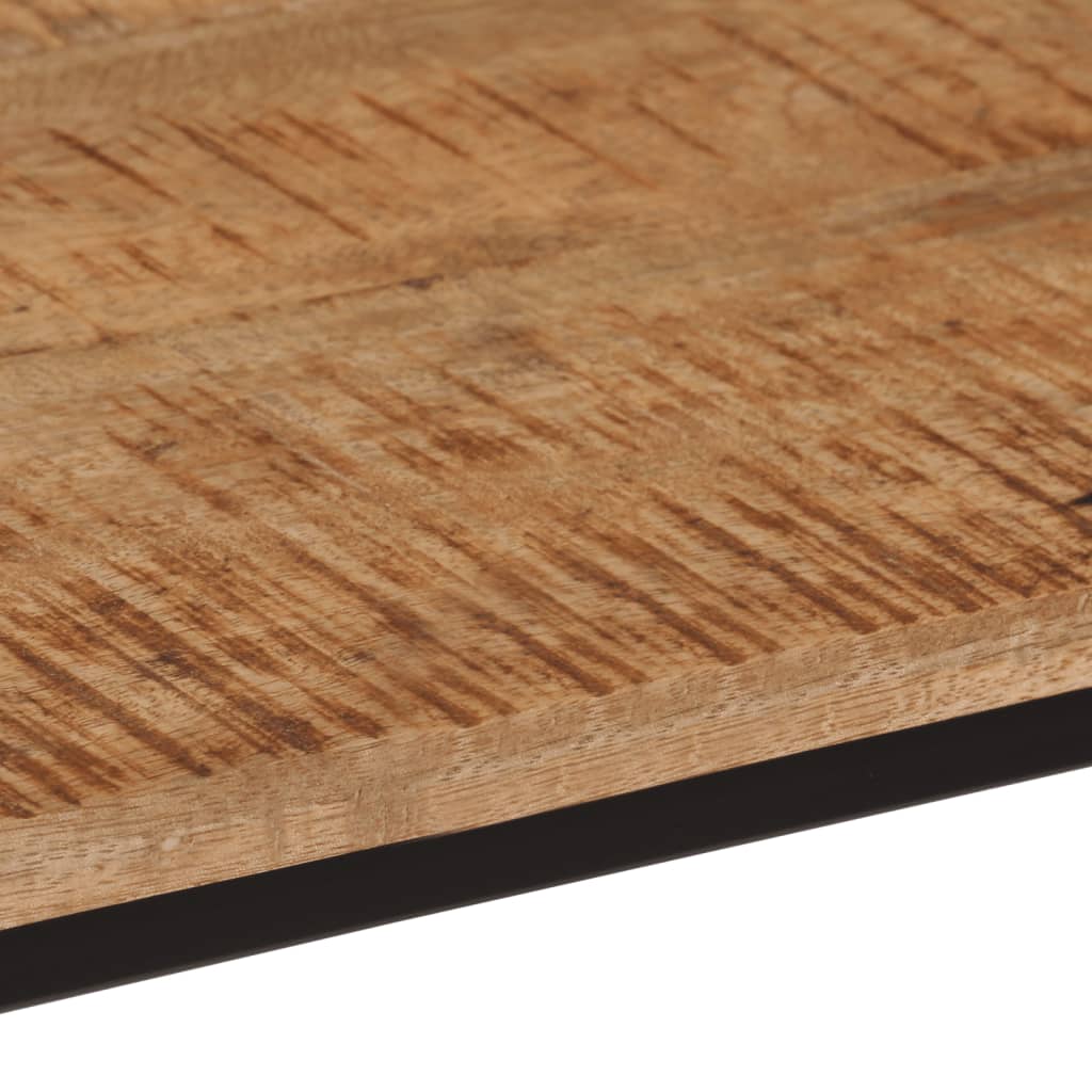 vidaXL Console Table 80x30x74 cm Solid Wood Mango and Iron