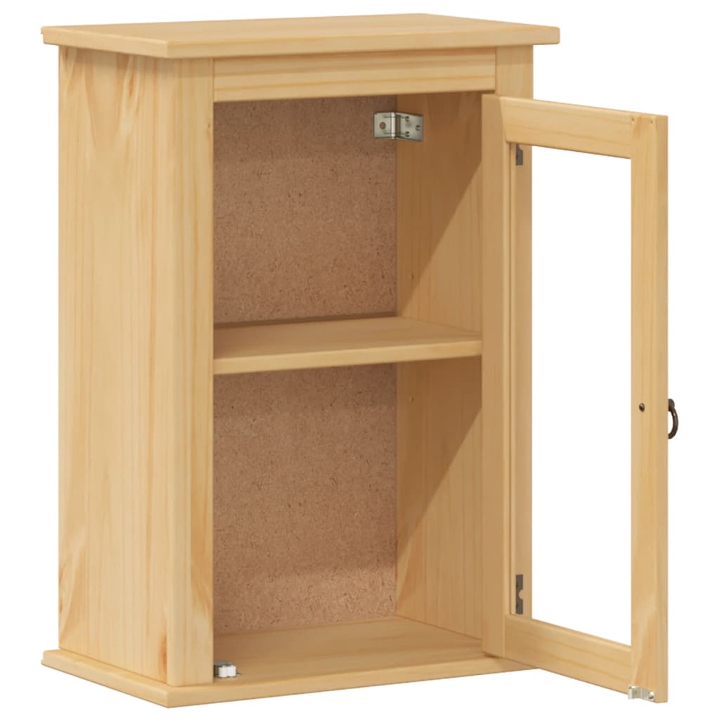 vidaXL Bathroom Wall Cabinet Corona 45x27x64.5 cm Solid Wood Pine