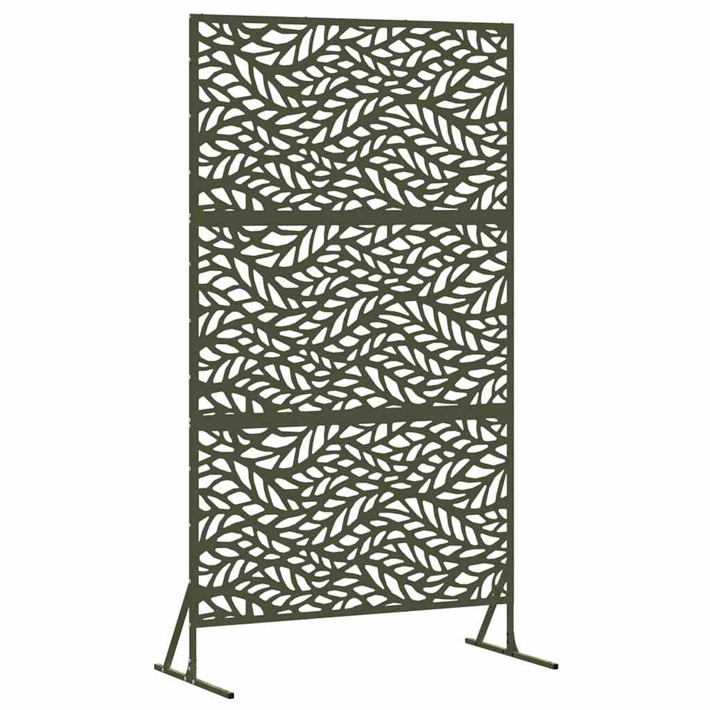 vidaXL Privacy Screen 100 x 50 x 180 cm Steel Olive Green