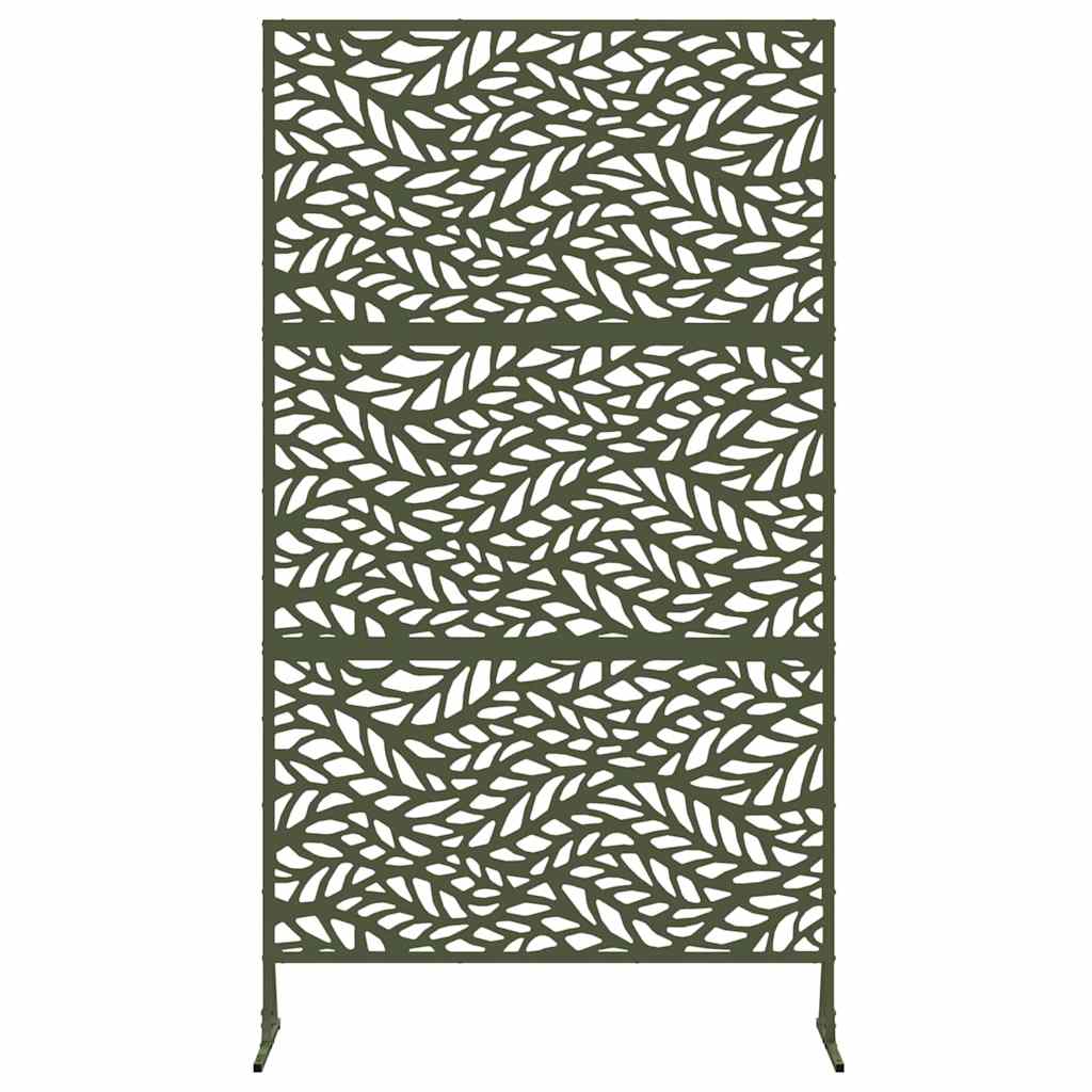 vidaXL Privacy Screen 100 x 50 x 180 cm Steel Olive Green