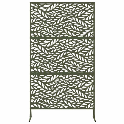 vidaXL Privacy Screen 100 x 50 x 180 cm Steel Olive Green