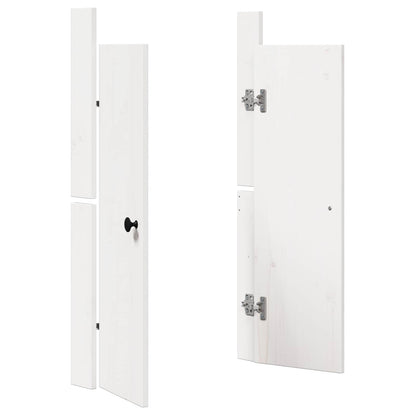 vidaXL Kitchen Door MEPPEL White 50 x 9 x 82 cm Solid Pine wood
