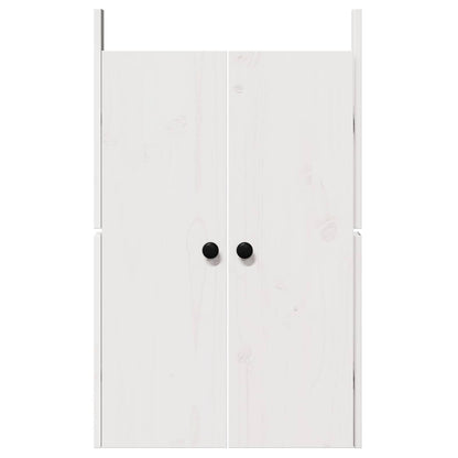 vidaXL Kitchen Door MEPPEL White 50 x 9 x 82 cm Solid Pine wood