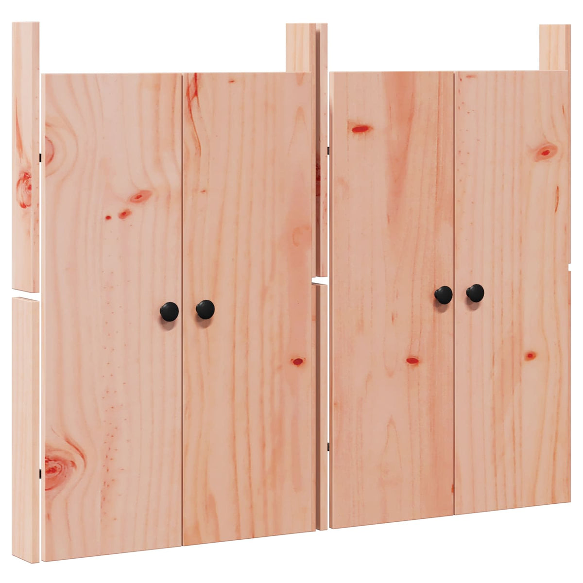 vidaXL Kitchen Door MEPPEL 2 pcs Brown 50 x 9 x 82 cm