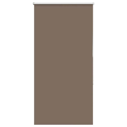 vidaXL Roller Blind Blackout Coffee 75x175 cm Fabric Width 70.7 cm Polyester