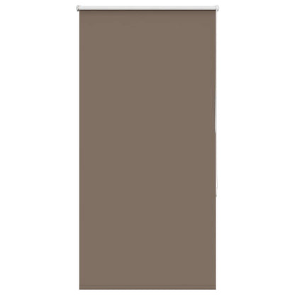 vidaXL Roller Blind Blackout Coffee 80x175 cm Fabric Width 75.7 cm Polyester