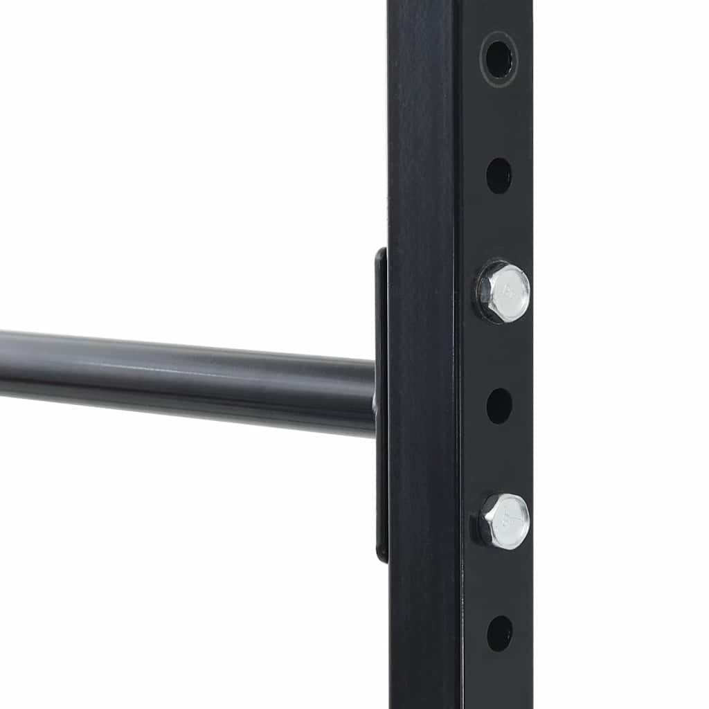 vidaXL Pull-Up Bar Station Manual Black 100.5 x 102 x 234.5 cm