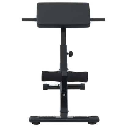 vidaXL Hyperextension Bench Manual Black 100.5 x 70 x 78 cm