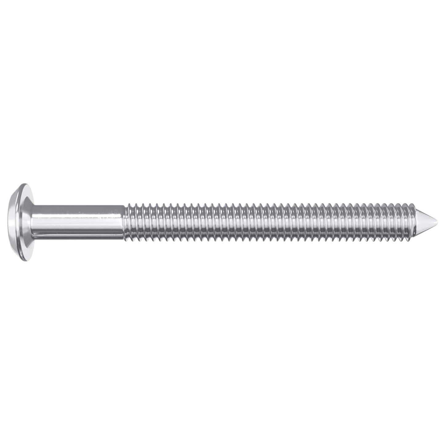 vidaXL Furniture Screws 12 pcs Silver M6 x 60 mm Steel