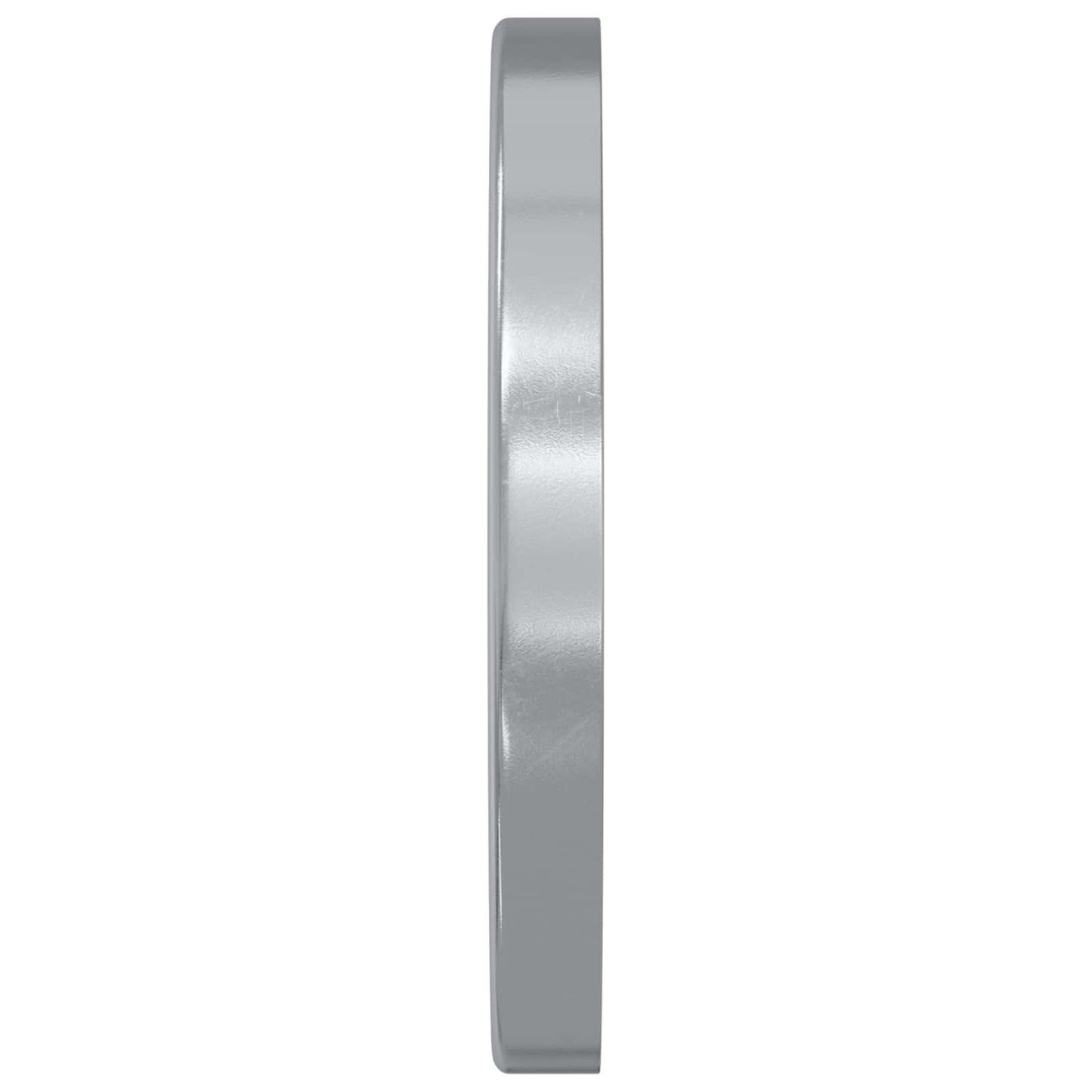 vidaXL Washers 2 pcs Silver 10 x 10 x 1.2 mm Steel