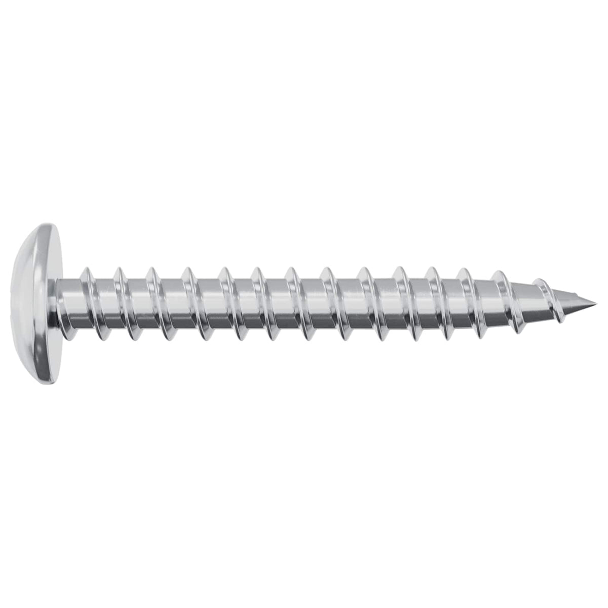 vidaXL Wood Screw 12 pcs Silver M4 x 28 mm Iron
