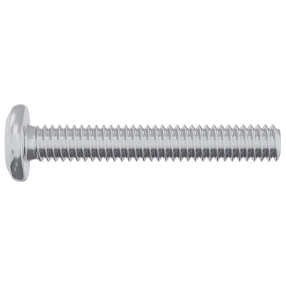 vidaXL Lock Screw Plain 2514 pcs Silver Steel