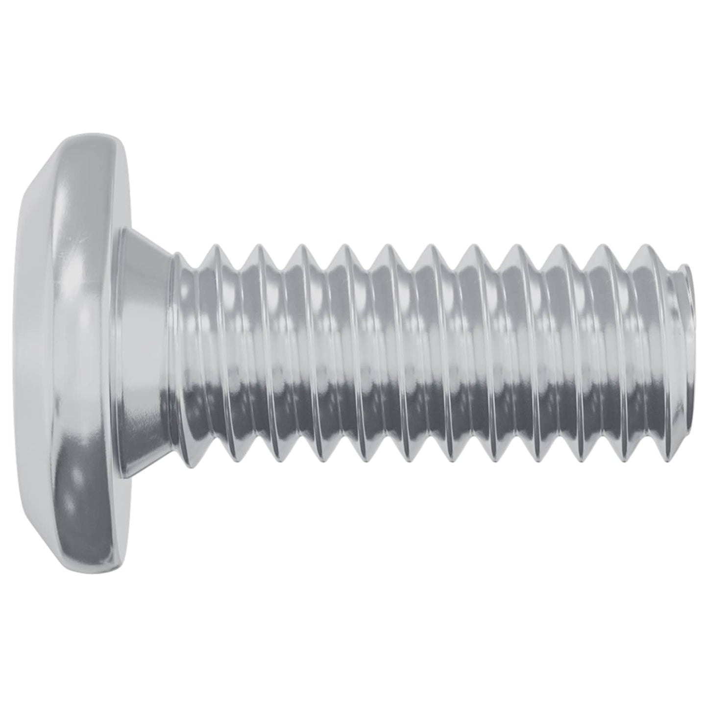 vidaXL Head Lock Screw 12 pcs Silver M6 x 15 mm Steel