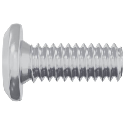 vidaXL Head Lock Screw 12 pcs Silver M6 x 15 mm Steel