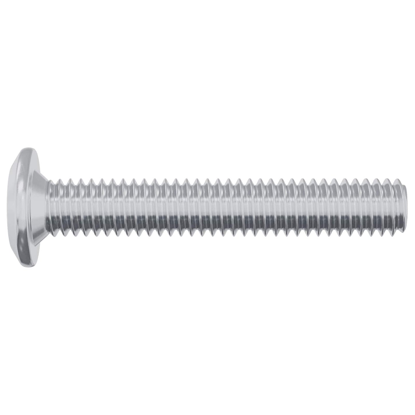 vidaXL Head Lock Screw 12 pcs Silver M6 x 35 mm Steel