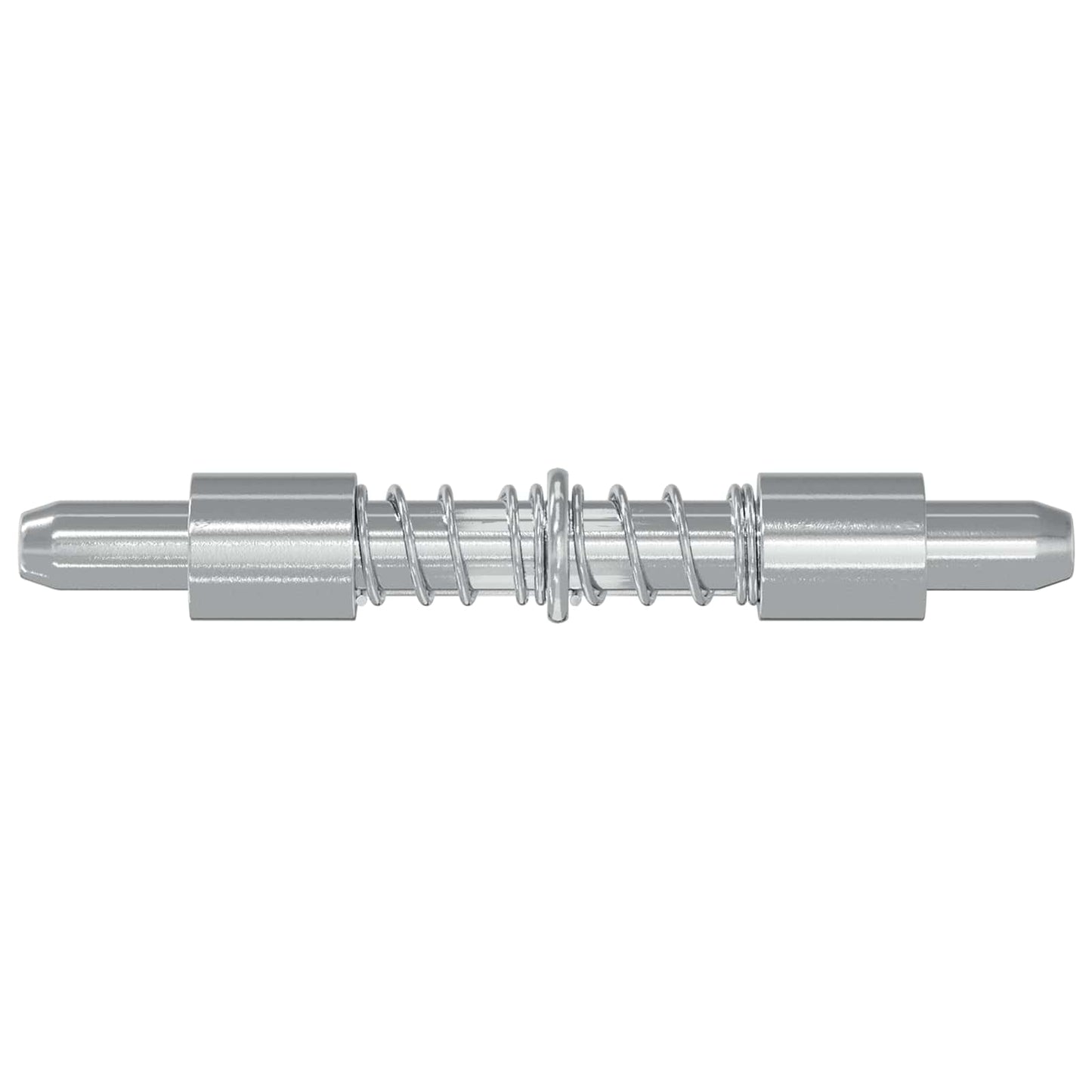 vidaXL Latch 2 pcs Silver 46 x 17 x 1.2 mm Steel