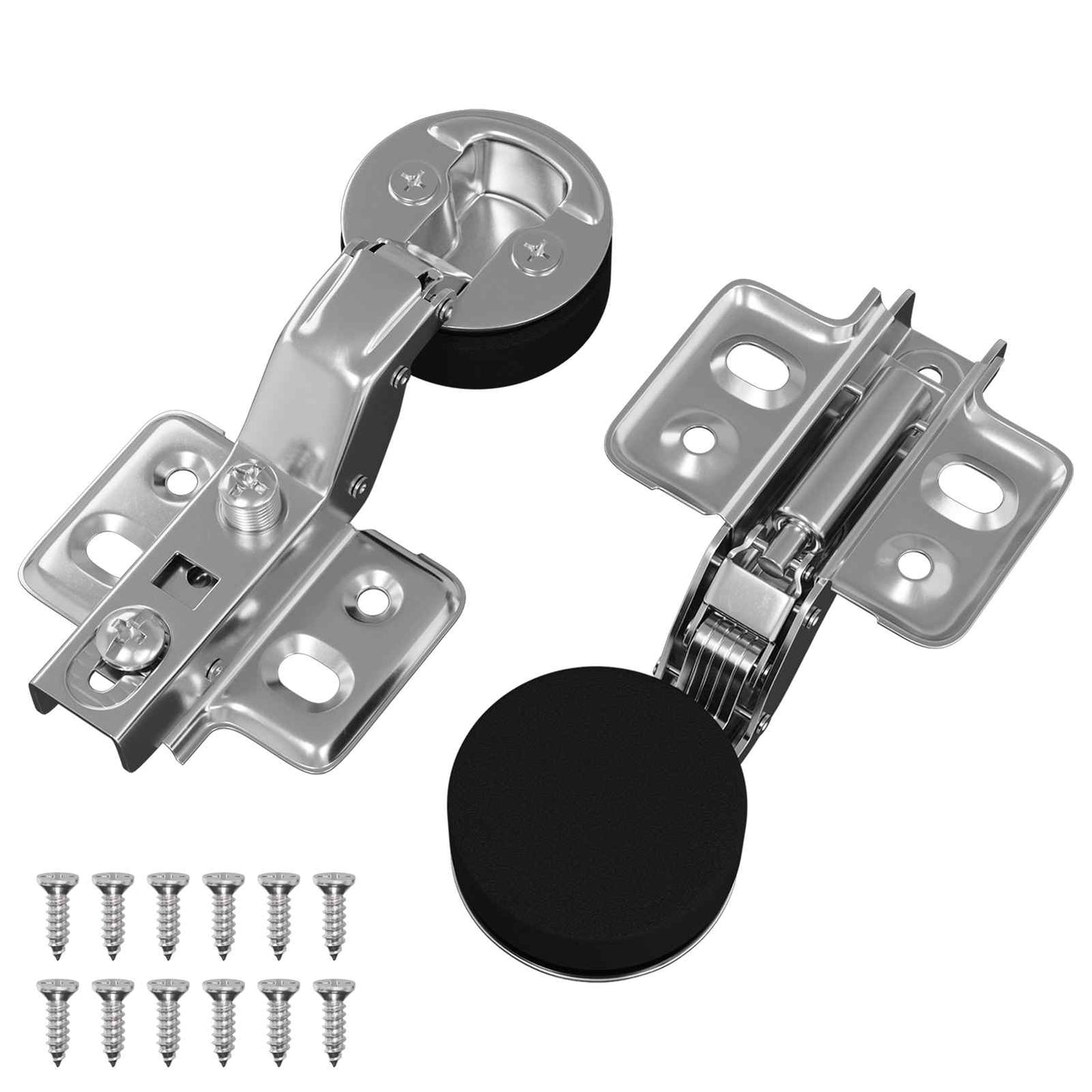 vidaXL Hinge 2 pcs Silver 35 mm Iron