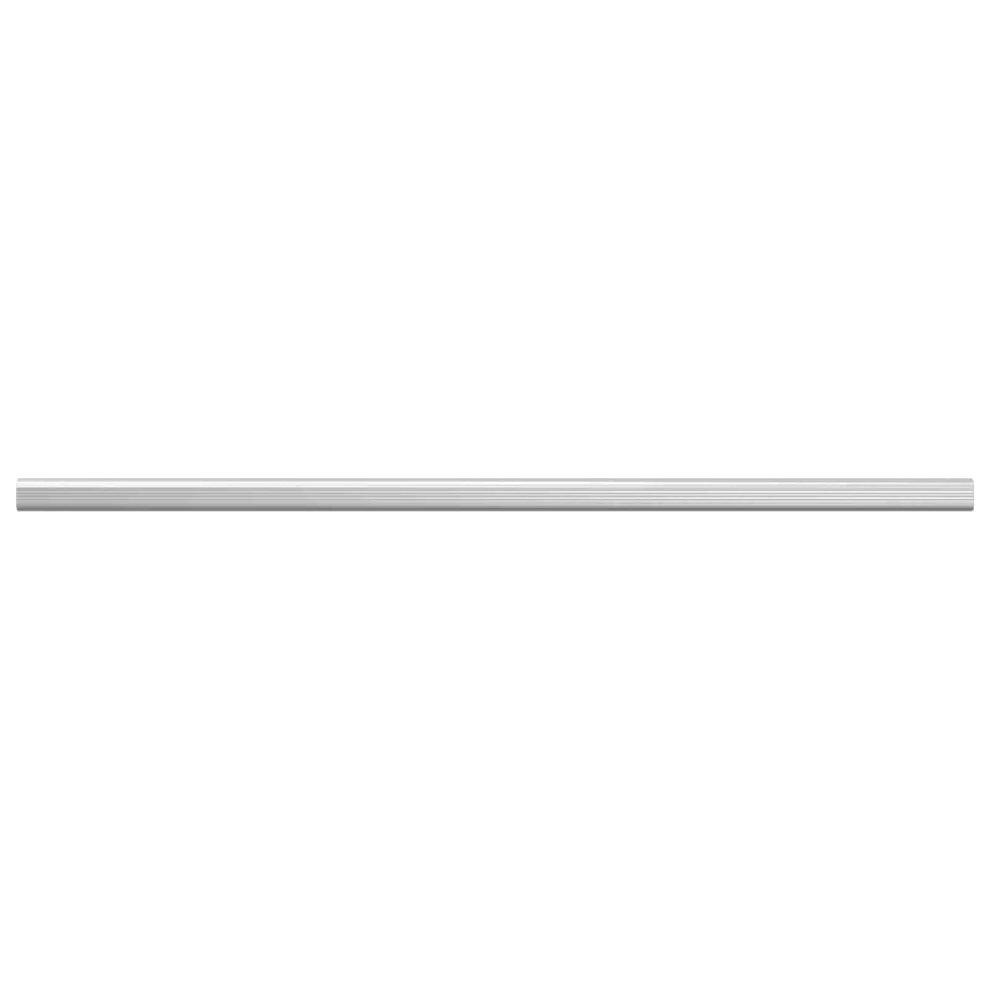 vidaXL Closet Rod 12 pcs Silver 864 x 15 x 29 mm Aluminium Alloy