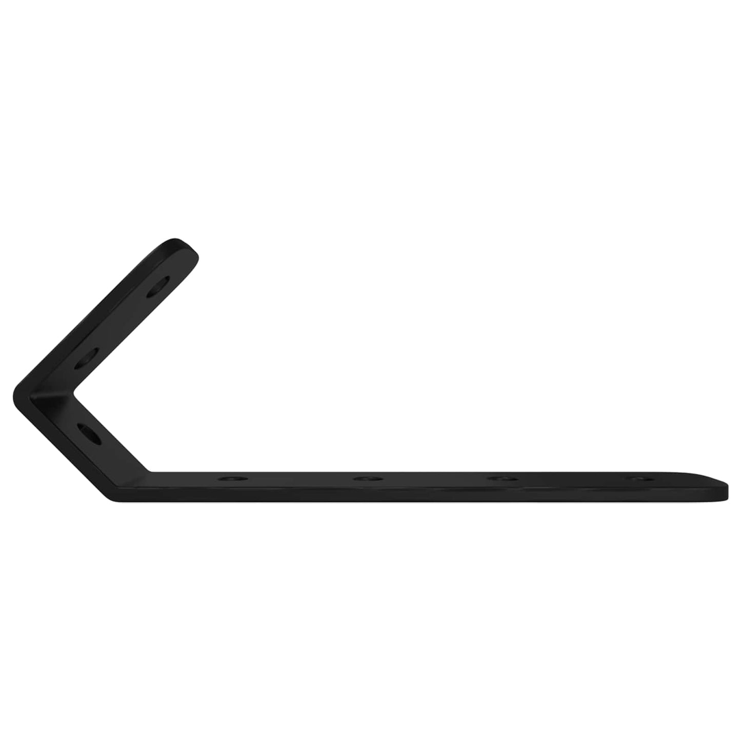 vidaXL Hooks 12 pcs Black M5 x 110 mm Iron