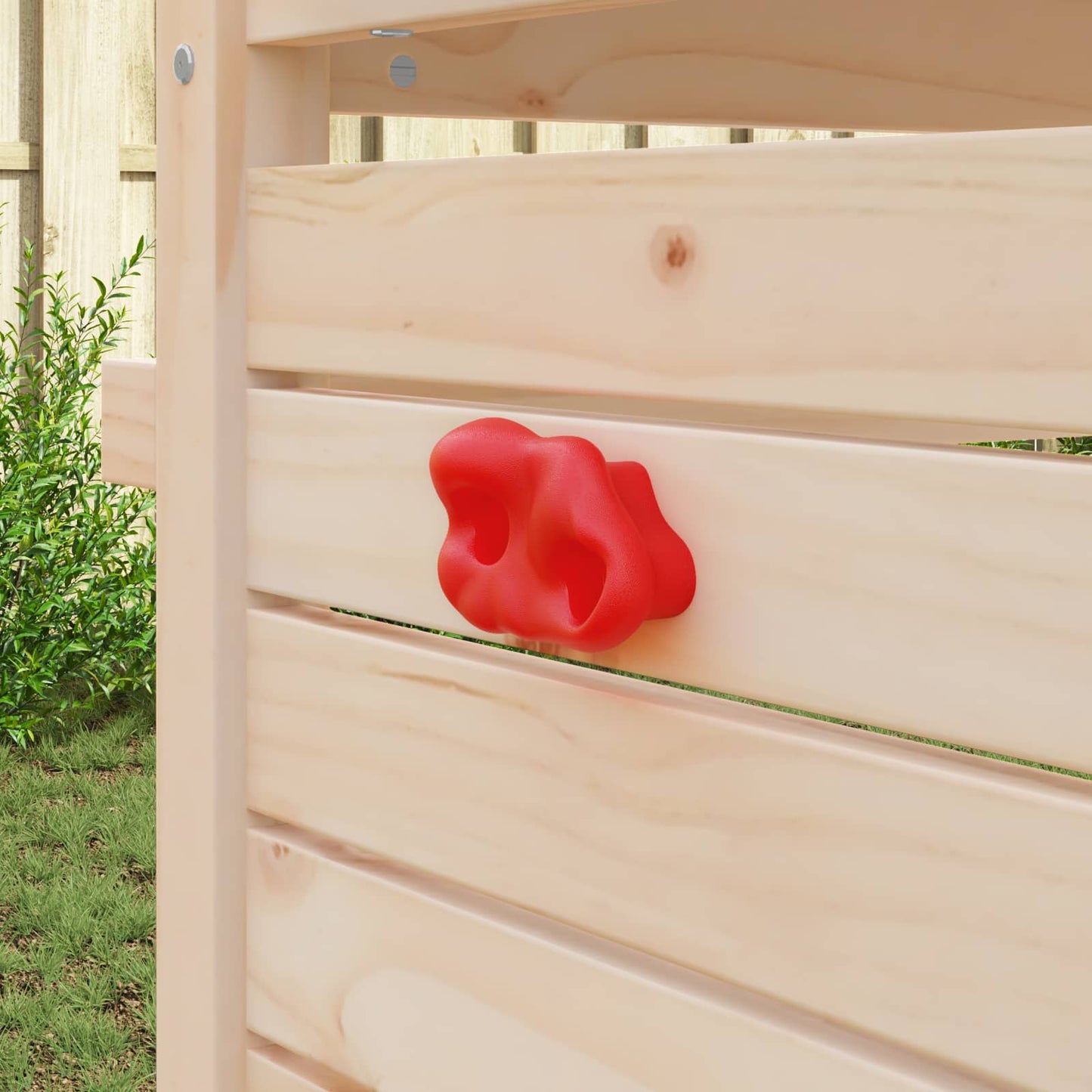vidaXL Climbing Hold 2 pcs Red 100 x 67 x 43 mm PP