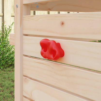 vidaXL Climbing Hold 2 pcs Red 100 x 67 x 43 mm PP
