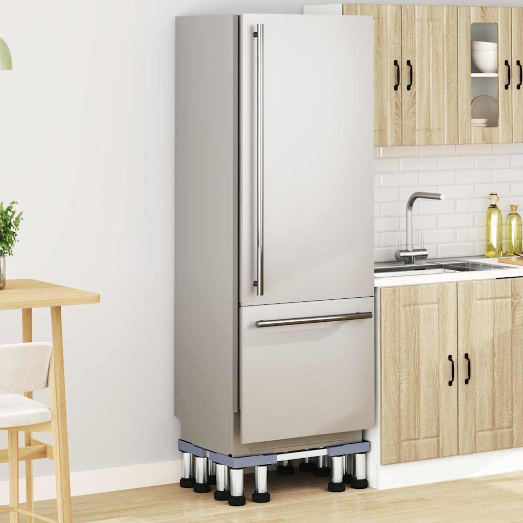 vidaXL Washing Machine Base Grey 67 x 67 x 21.5 cm Stainless Steel