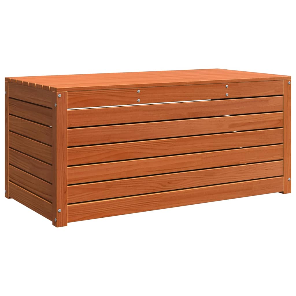 vidaXL Storage Box Wax Brown 101 x 50.5 x 46.5 cm Engineered wood