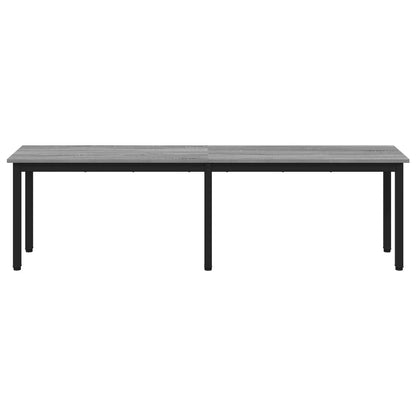vidaXL Bench Grey Sonoma 160 x 35 x 45 cm Engineered Wood
