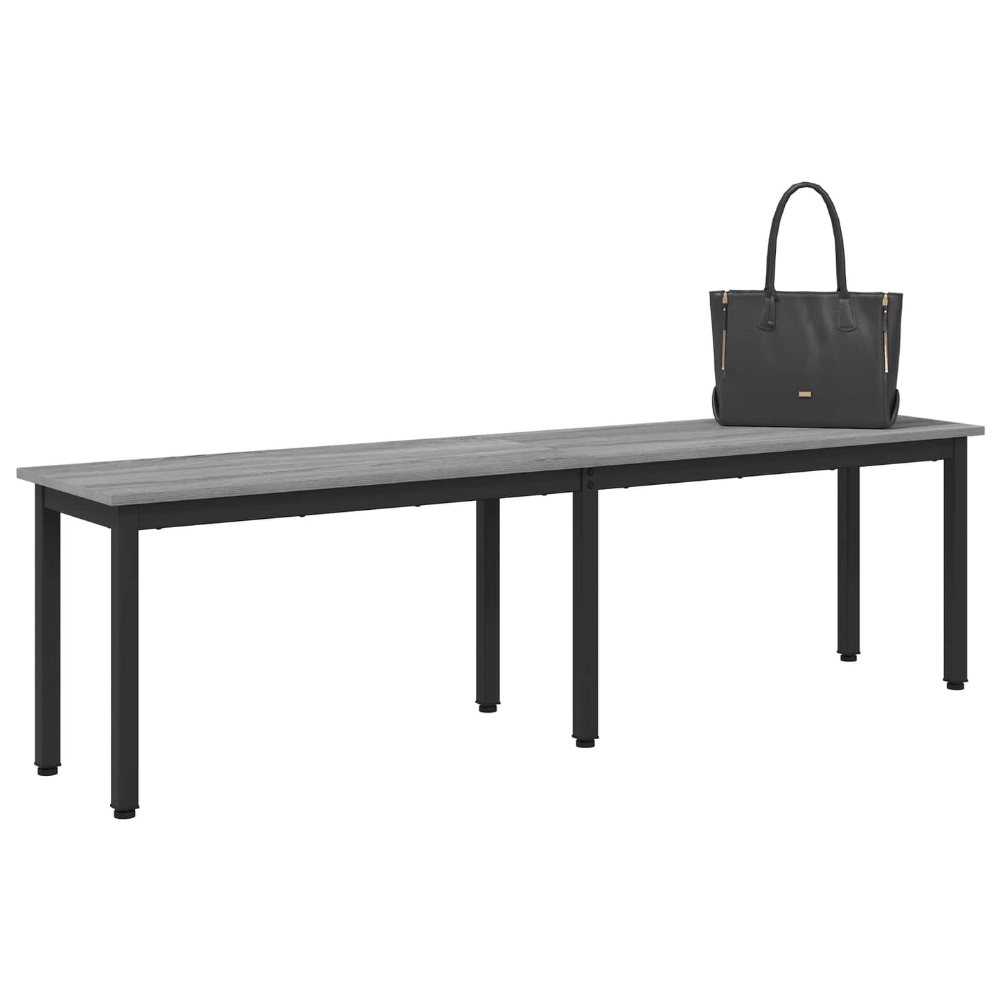 vidaXL Bench Grey Sonoma 160 x 35 x 45 cm Engineered Wood